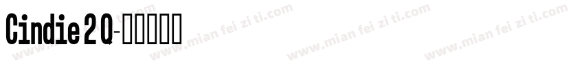 Cindie 2 Q字体转换